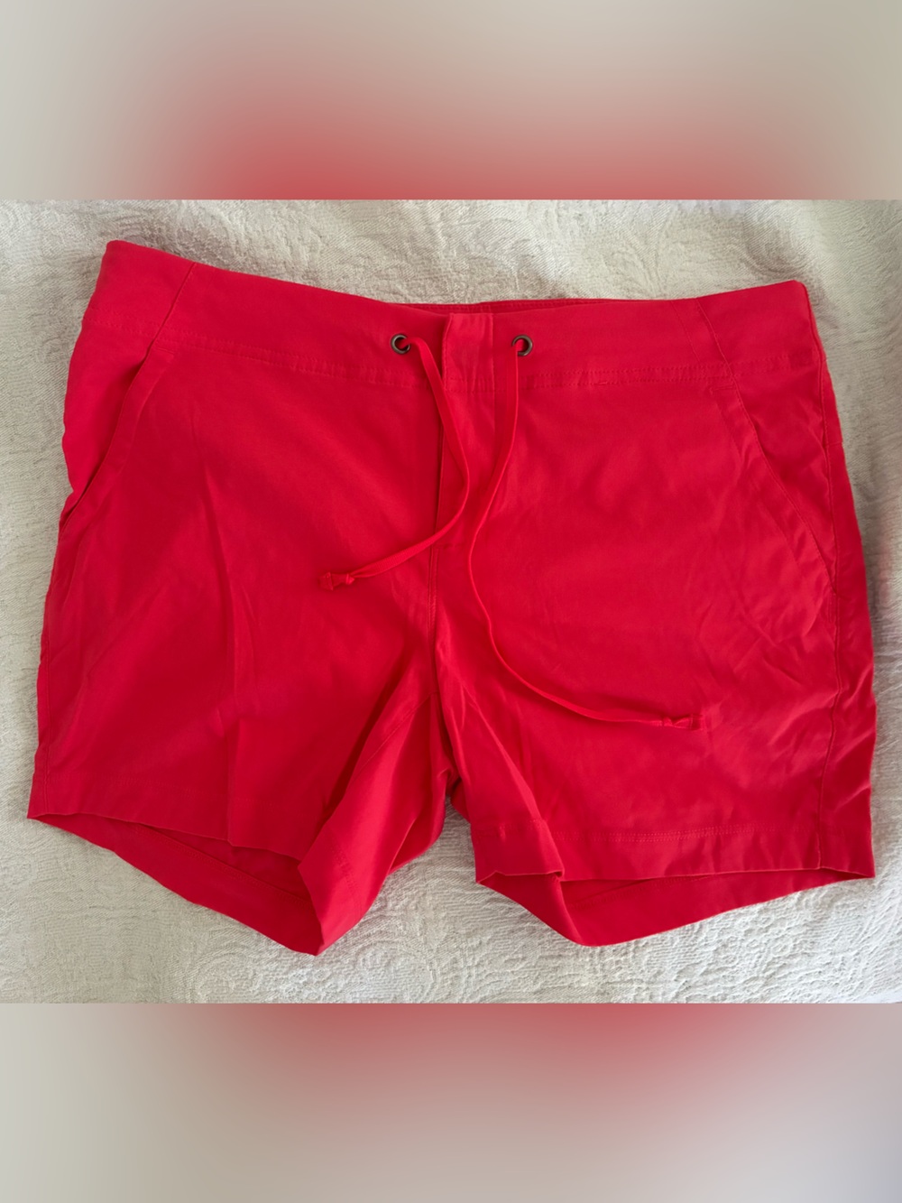 Columbia Women's Bright Red/Pink Drawstring Shorts